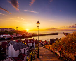 WHITBY SUMMER SUNSET