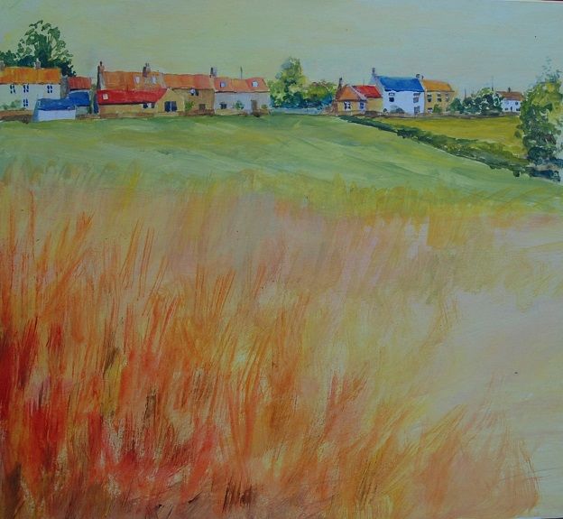 22 Hilton from the South -acrylic by Willie Drea