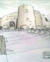 Lime Kilns, Beadnell Harbour, by Allan White