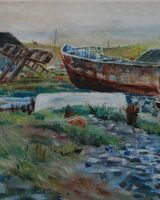 'Better Days, Portnahaven, Islay' -Willie Drea