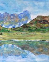Irene Ayre ' Blea Tarn Langdale Pikes '