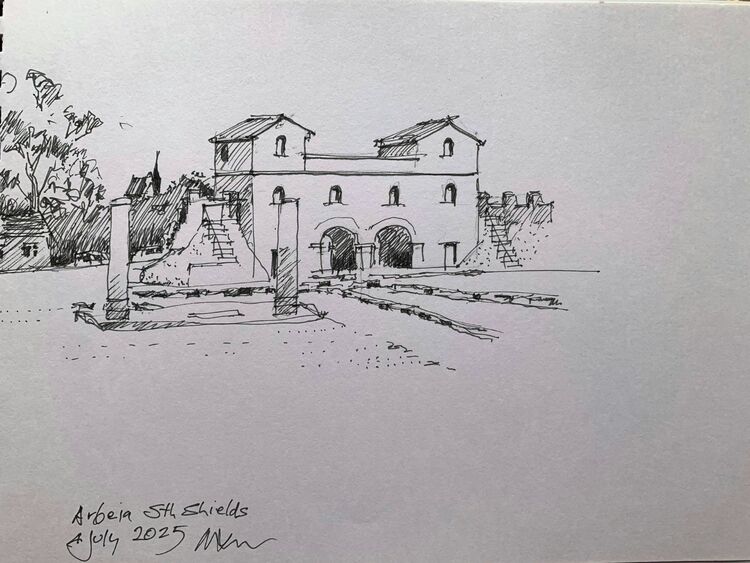 Willie Drea ' Arbeia Entrance Arch '