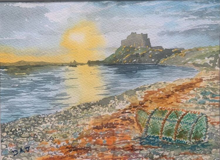 Dougie Johnston ' Bamburgh Sunset '