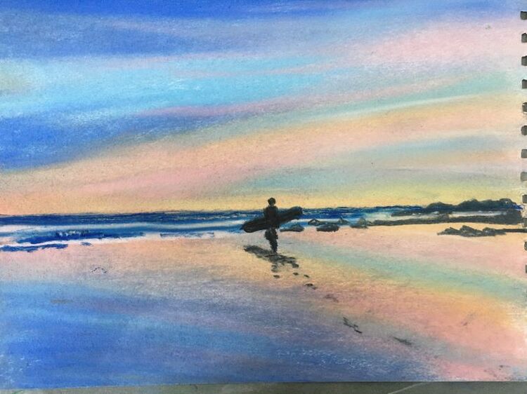 Dougie Johnston ' Morning Surfer '