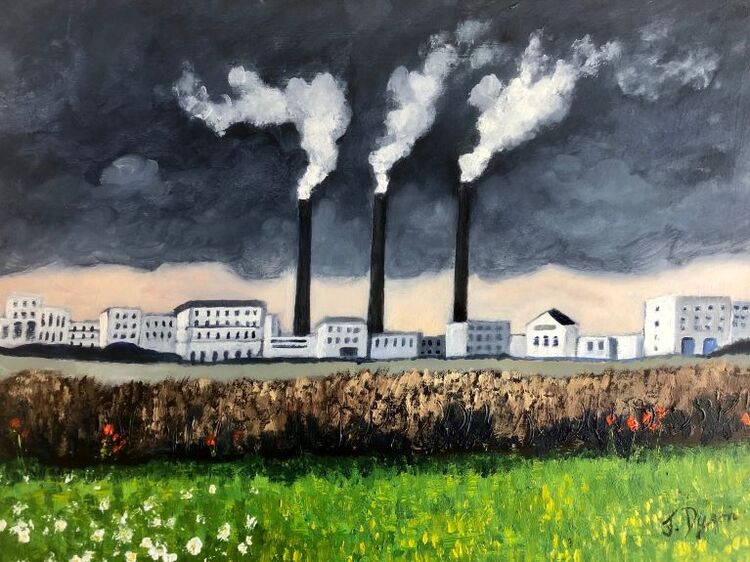 Jenny Dyson ' Three Chimneys '