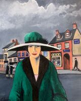 Jenny Dyson ' Woman in a Hat '
