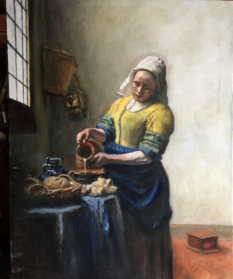 Khaled Khalid ' Vermeer's Milkmaid '