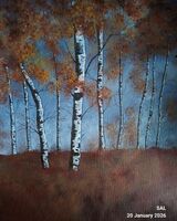 Sheila Lewis ' Birch Wood '