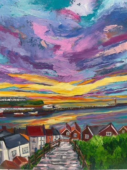 Maria Dunn ' Whitby Steps '