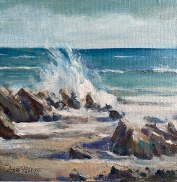 Anne Roberts ' Rocky Shore '