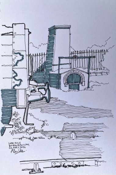 Allan White ' Bowes railway -Sketch 2 '