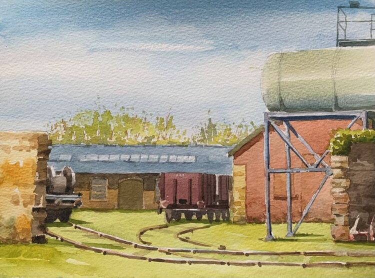 Willie Drea ' The Courtyard, Bowes Railway '