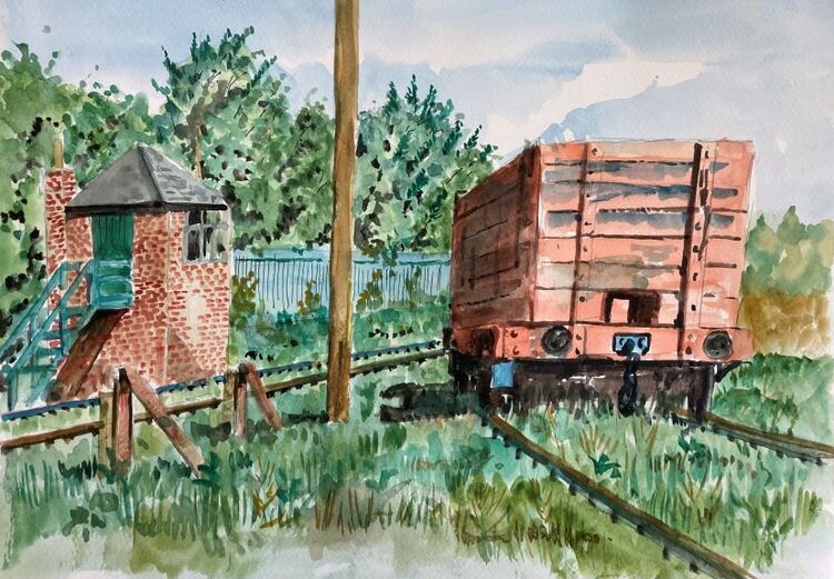 Brian Wilson ' Brake House at Bowes Railway Museum '