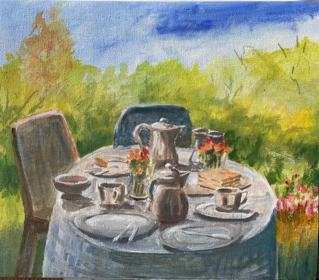 Willie Drea ' Tea en Plein Air '