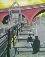 Lock Gates, Ouseburn by Allan White
