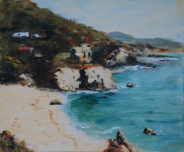 California Coast by Audrey Drynan. -acrylic