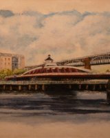 Two of our Bridges by Alison Fereday