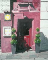 High Bridge St Doorway by Allan White. -acrylic