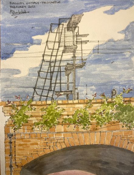 Allan White -'Railway Signals, Newcastle'