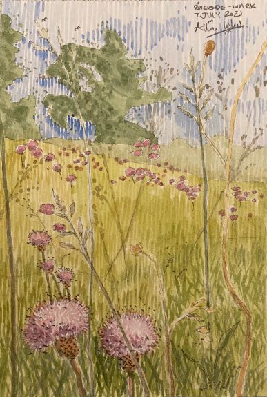 Allan White ' Riverside, Wark '