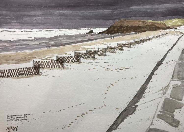 82 Allan White ' Sandhaven Beach - South Shields '