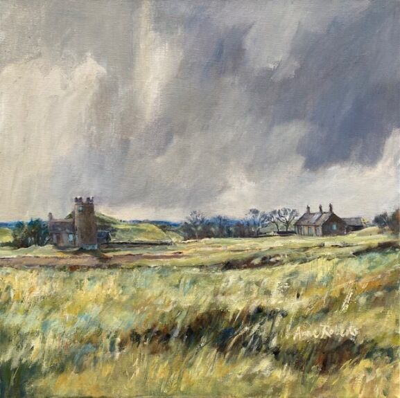 91 Anne Roberts ' The Snook, Holy Island '