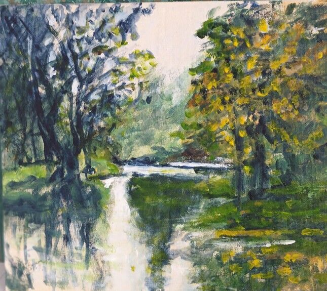 26 Audrey Drynan '' Woodland River '