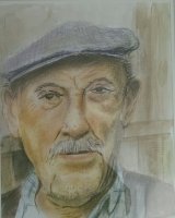 Alberto By Brian Wilson, pastel