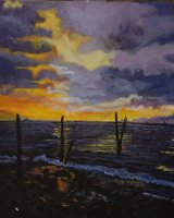 Lindisfarne Sunset by Brian Wilson,