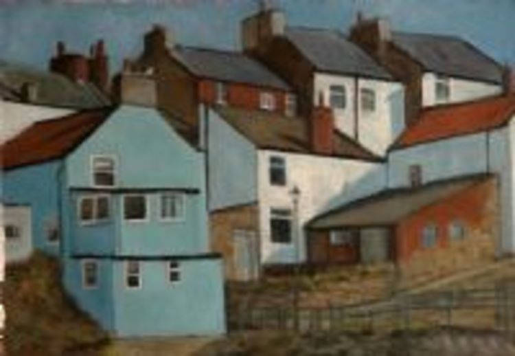Blue House Staithes by John Fulthorpe