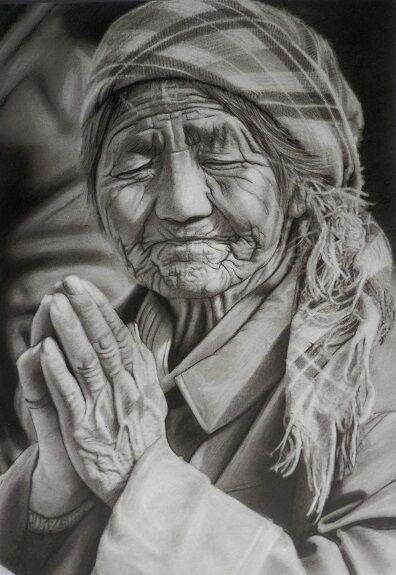 Doug Stevenson -Thank You -charcoal