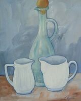 Jenny Dyson, Still Life with Three Jugs