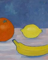 Jenny Dyson -Fruit on the Kitchen Table