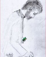 Joe Beard, Portrait -Pastel