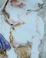Joe Beard, Dog, in watercolour