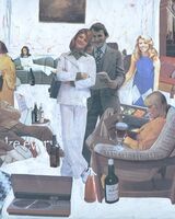 Joe Beard, The Party -Collage'n'Mixed Media