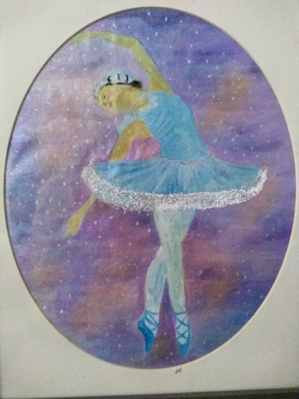 Sheila Lewis, Ballerina -mixed media (£45.00)