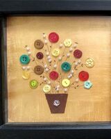 Sheila Lewis, Floral Buttons