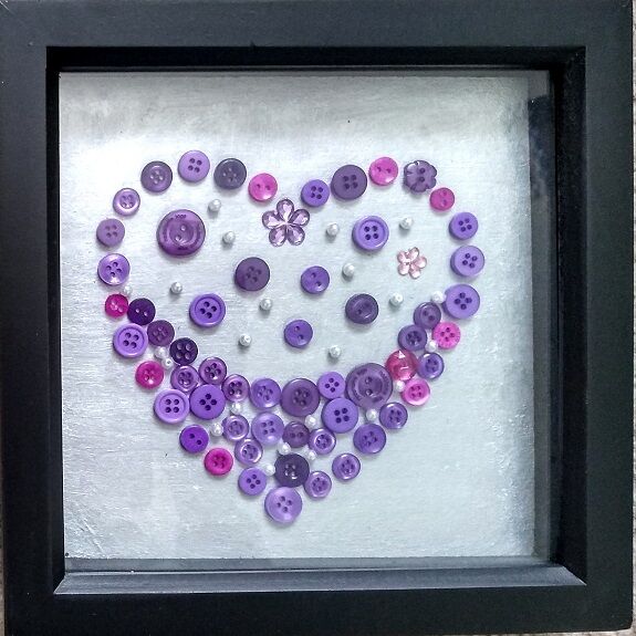 Sheila Lewis -Buttons and Mauves