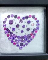 Sheila Lewis -Buttons and Mauves