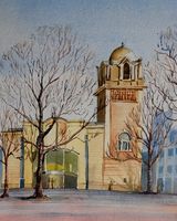 Willie Drea, The Laing Art Gallery -watercolour