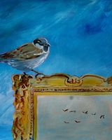 Willie Drea -Bird on a Gilded Frame