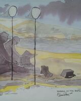 Allan White, Readers on the Beach