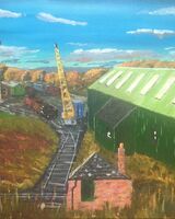 Dougie Johnston, 'Morning at Tanfield '