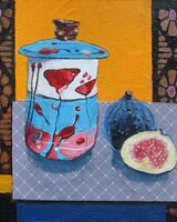Harry Bell, Flower Jar and Figs