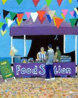 Food Station by Harry Bell