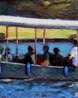 Boat at Trogir by Harry Bell, -acrylic
