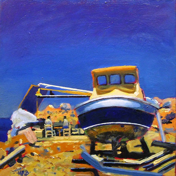 33 -Lunch Break by Harry Bell, -acrylic