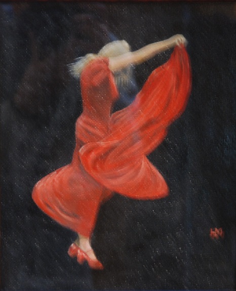 70 -Flamenco by Harry Matthews, -oil