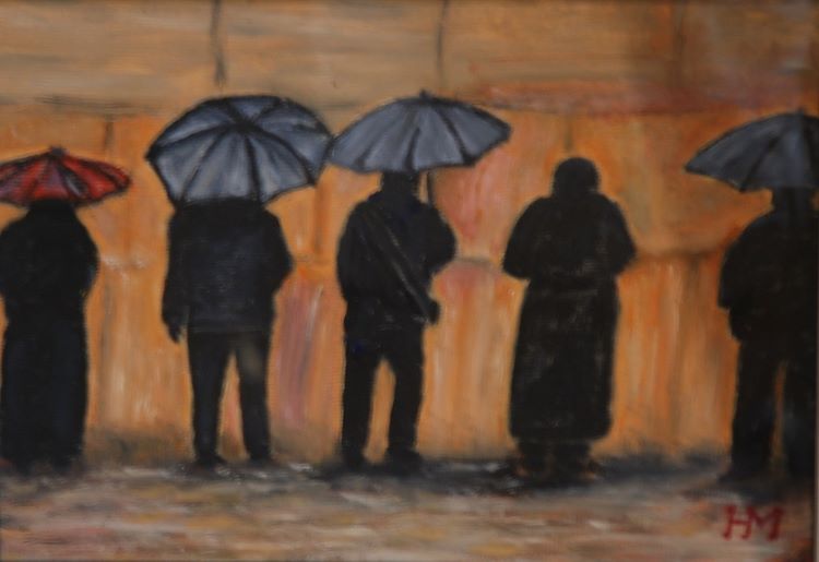 The Wall, by Harry Matthews, -oil